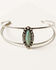 Prime Time Women's Turquoise Statement Cuff Set, Silver, hi-res