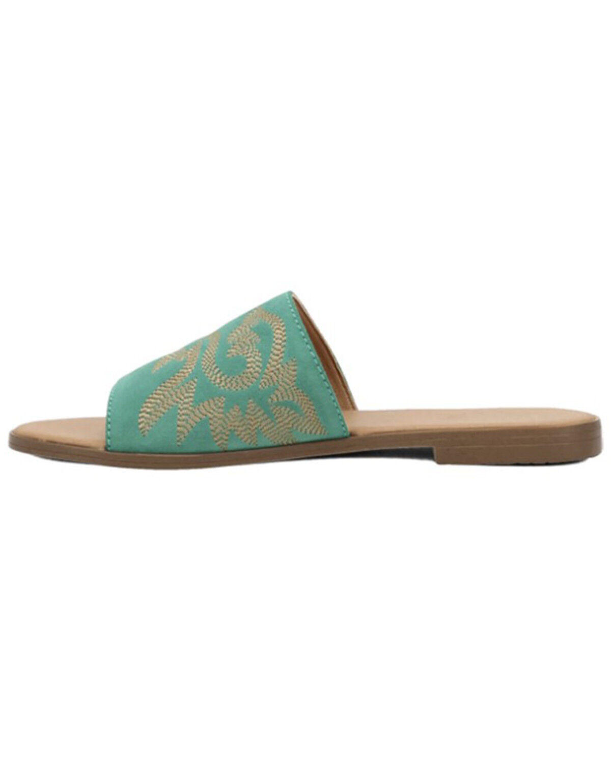 Image #3 - Dingo Women's Lasso Sandals, Green, hi-res