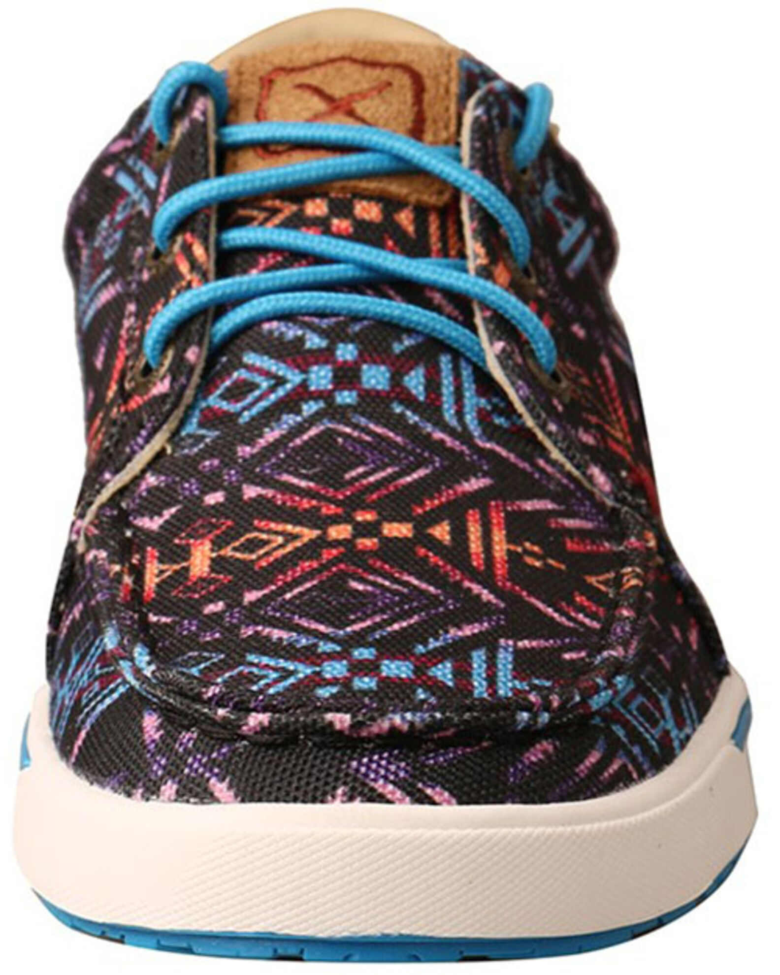 Image #4 - Twisted X Women's Southwestern Casual Shoes - Moc Toe, Blue, hi-res