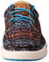 Image #4 - Twisted X Women's Southwestern Casual Shoes - Moc Toe, Blue, hi-res