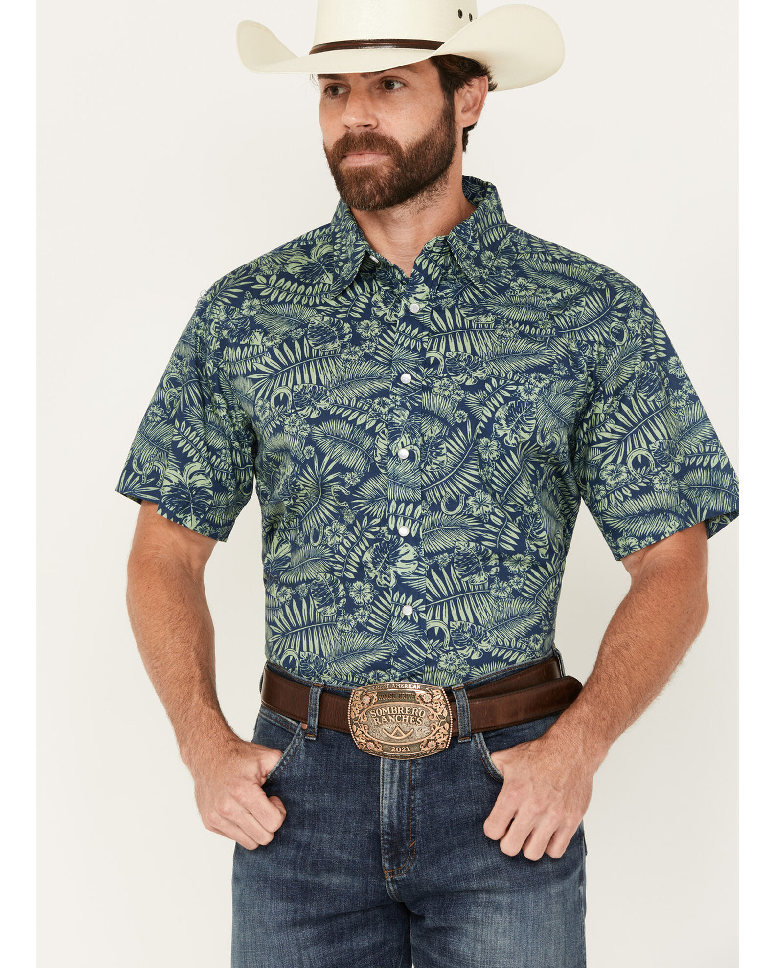 Roper short sales sleeve western shirts