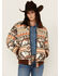 Image #1 - Hooey Women's Southwestern Print Quilted Track Jacket , Multi, hi-res