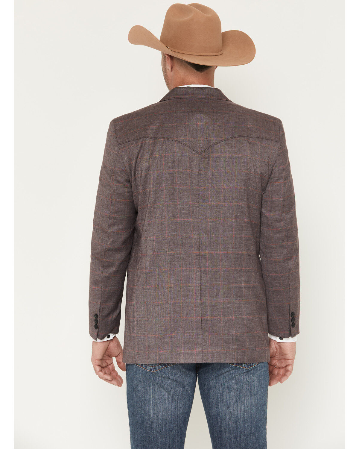 Image #4 - Circle S Men's Carson City Sportcoat, Wine, hi-res