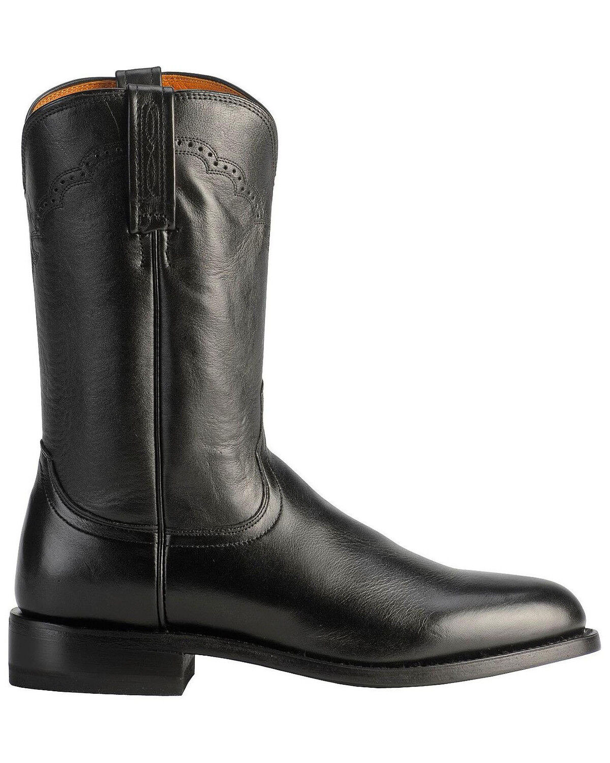 lucchese roper boots round toe