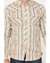 Image #3 - Cody James Men's FR Sedona Southwestern Striped Long Sleeve Pearl Snap Western Work Shirt, Khaki, hi-res