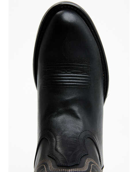 Image #6 - Cody James Men's Larsen Western Boots - Medium Toe, Black, hi-res