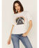Image #1 - Hooey Women's Boot Barn Exclusive Music Short Sleeve Graphic Tee, Cream, hi-res