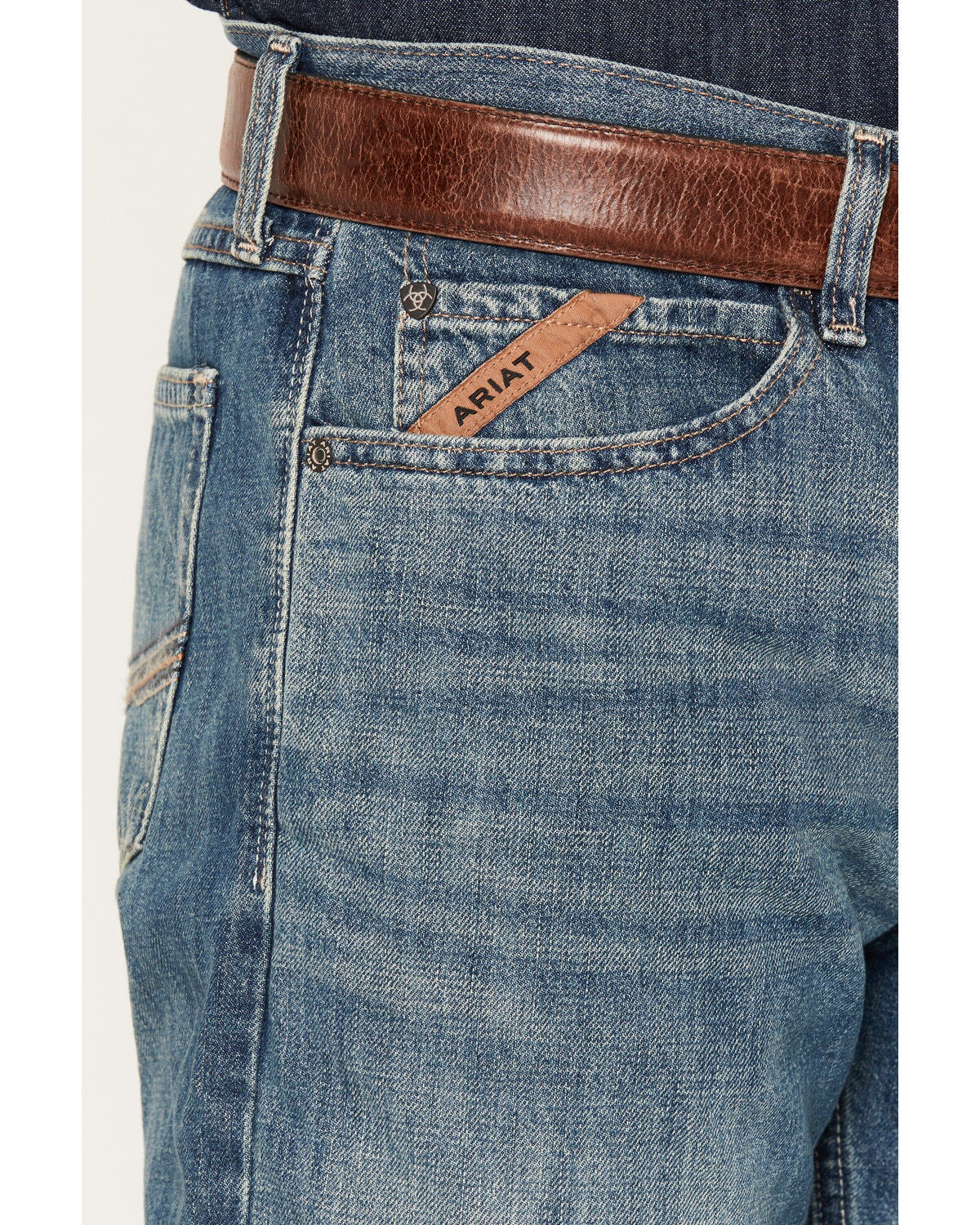 Image #2 - Ariat Men's M2 Relaxed Fit Granite Bootcut Jeans, Granite, hi-res