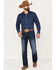 Image #1 - Cinch Men's Ian Medium Wash Slim Boot Performance Stretch Denim Jeans, , hi-res