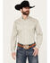 Image #1 - Stetson Men's Medallion Long Sleeve Button Down Western Shirt, Turquoise, hi-res