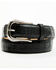 Image #1 - Cody James Black 1978® Men's Sutton Exotic Caiman Tail Leather Belt, Black, hi-res