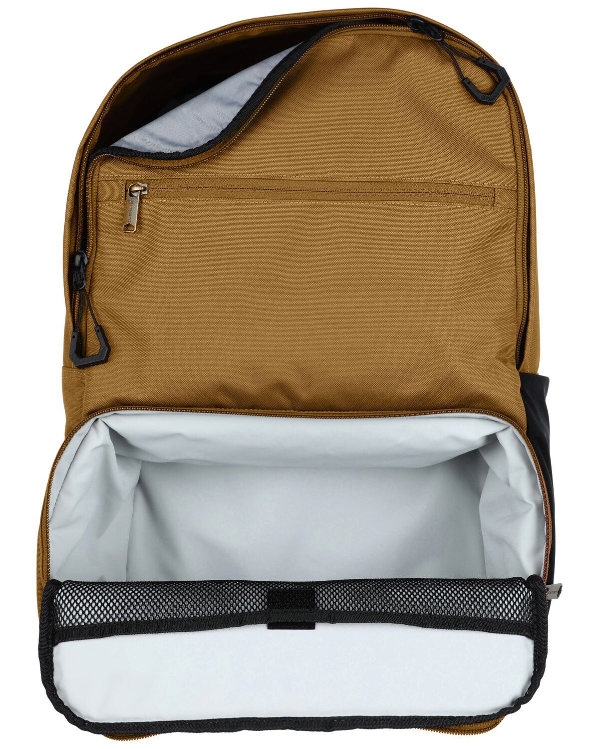 Image #3 - Carhartt Insulated Two Compartment Cooler Backpack, Brown, hi-res