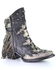 Image #1 - Corral Women's Metallic Overlay Fashion Booties - Round Toe, Multi, hi-res
