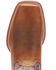 Image #4 - Ariat Men's Sidebet Western Performance Boots - Broad Square Toe, Brown, hi-res
