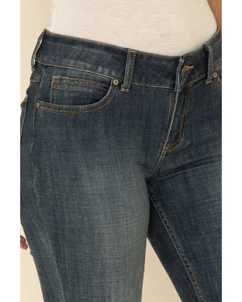 Wrangler Women's Mid Rise Bootcut Jeans  , Indigo, hi-res