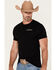 Image #4 - Pendleton Men's Boot Barn Exclusive Pinto Mountains Short Sleeve Graphic T-Shirt, Black, hi-res