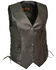 Image #1 - Milwaukee Leather Women's Thin Braid Snap Front Vest - 4X, Black, hi-res