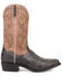 Image #2 - Dan Post Men's Exotic Ostrich Western Boots - Square Toe, Grey, hi-res