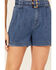 Image #2 - Show Me Your Mumu Women's Southside Shorts, Blue, hi-res
