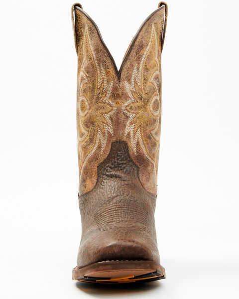 Image #4 - Dan Post Men's Western Performance Boots - Broad Square Toe, Chocolate, hi-res