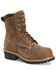 Carolina Men's Poplar Logger Boots - Soft Toe, Brown, hi-res