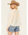Image #4 - Bila Women's Long Sleeve Embroidered Peasant Top, Natural, hi-res