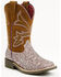 Image #1 - Shyanne Girls' Avery Glitter Western Boots - Broad Square Toe, Purple, hi-res