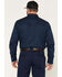 Image #4 - Hawx Men's FR Langdon Solid Long Sleeve Button-Down Work Shirt, Navy, hi-res