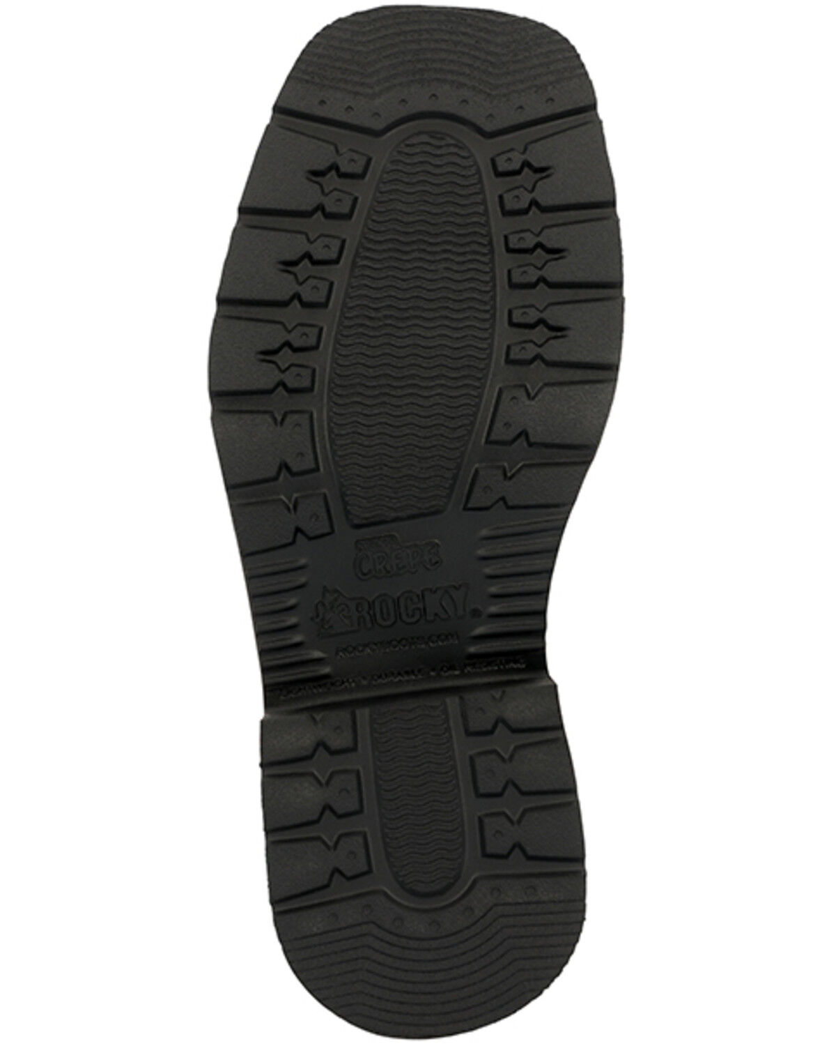 Image #7 - Rocky Boys' Monocrepe Western Boots - Broad Square Toe, Orange, hi-res