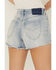 Cleo + Wolf Women's Heavy Distressed 2 1/2" Shorts , Blue, hi-res