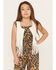 Image #1 - Shyanne Girls' Fringe Lace Vest, Cream, hi-res