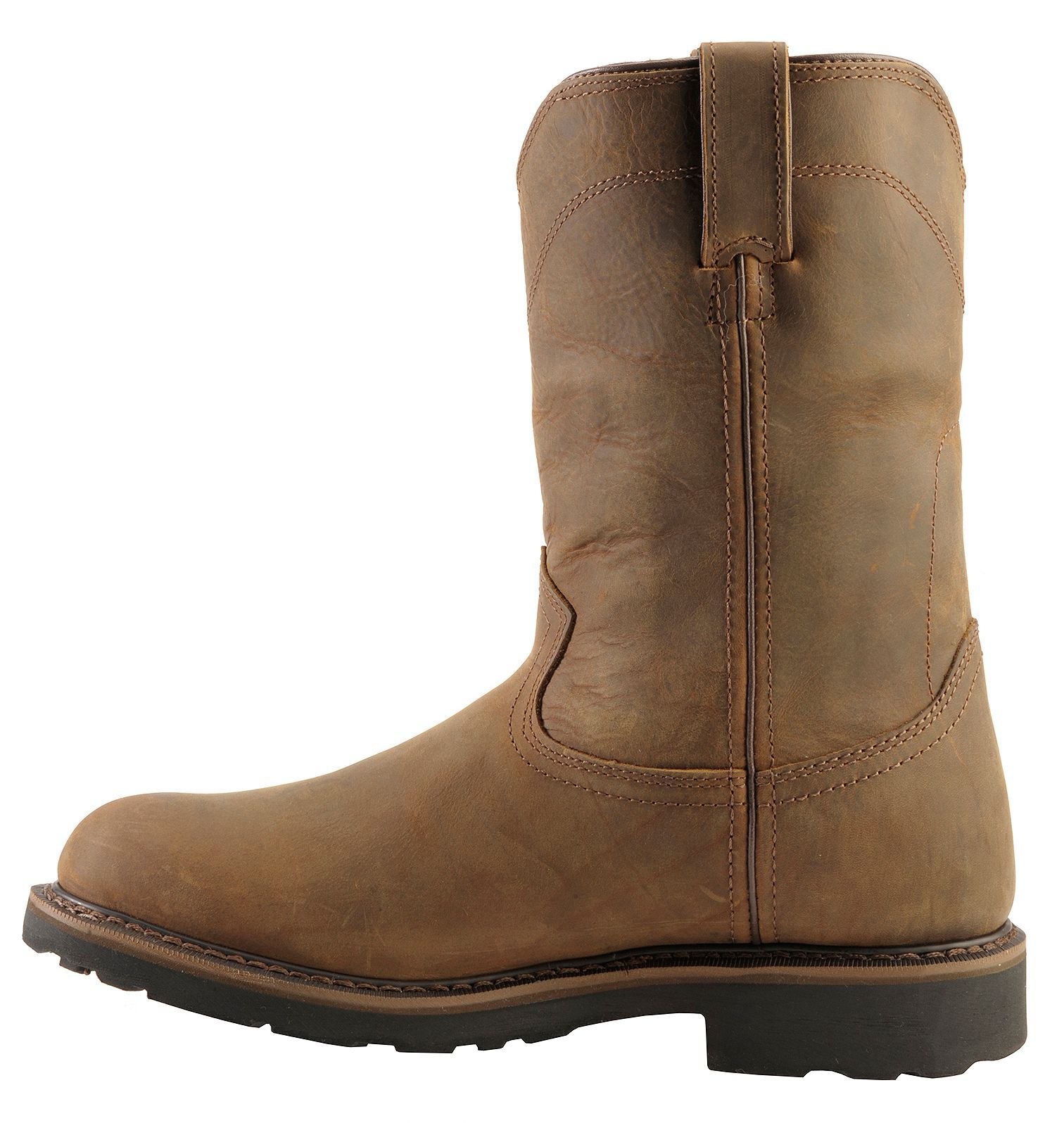 cheap pull on work boots