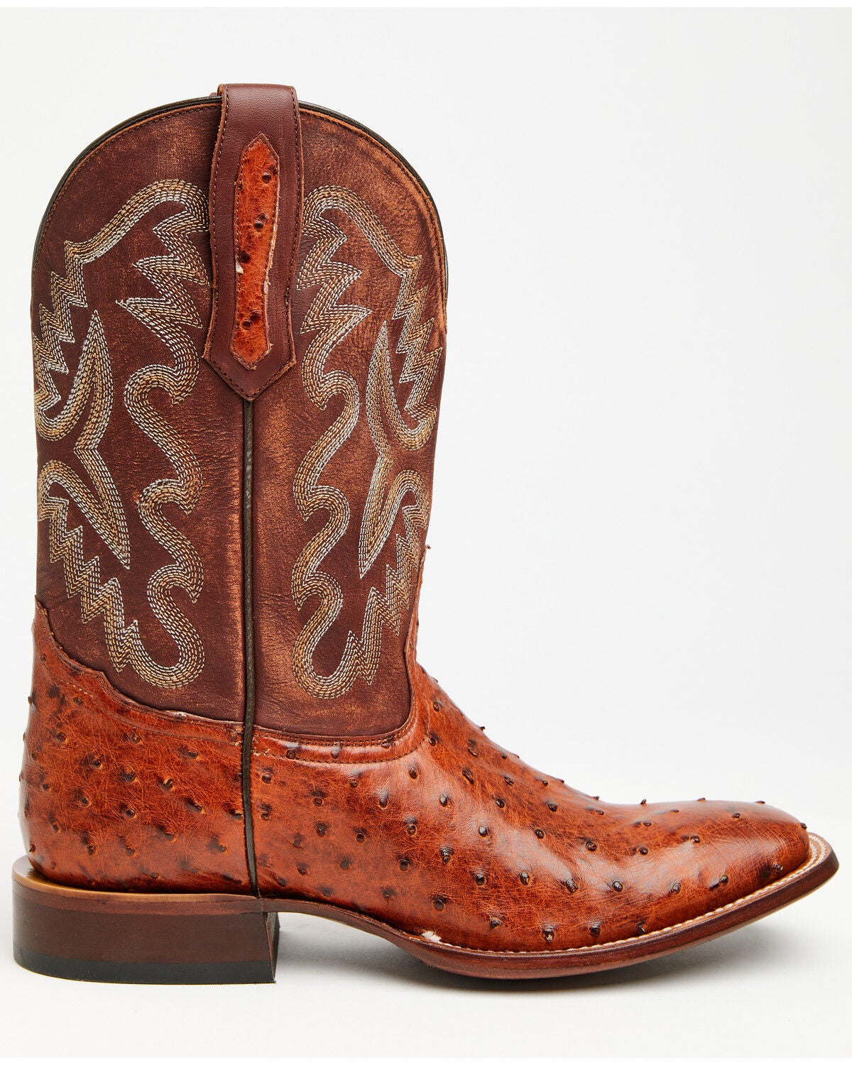 Image #2 - Cody James Men's Montana Exotic Caiman Western Boots - Broad Square Toe, Cognac, hi-res