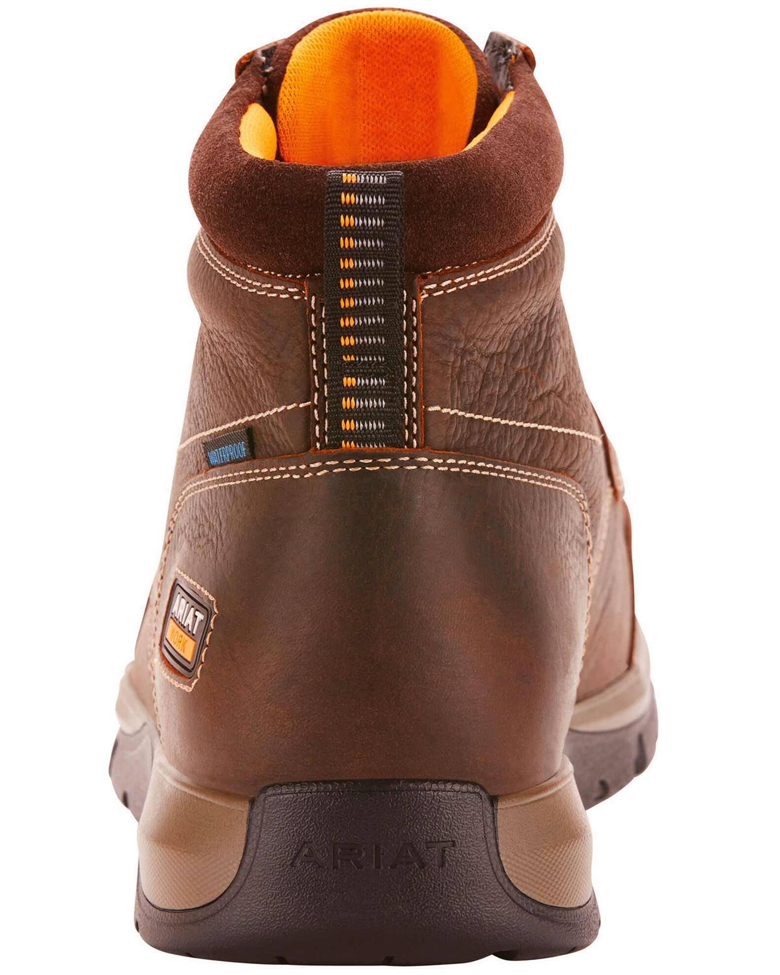 Ariat Men s Edge LTE Waterproof Composite Toe Chukka Work Boot Dark Brown 9.5