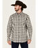Image #1 - Cody James Men's Palamino Plaid Print Long Sleeve Button-Down Stretch Western Shirt - Big, Black, hi-res
