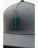 Image #2 - Bex Men's Spike Ball Cap, Grey, hi-res