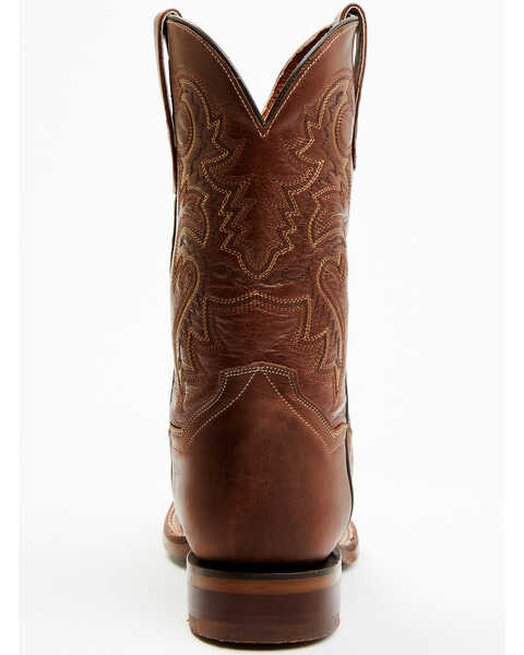 Image #9 - Dan Post Men's Embroidered Western Performance Boots - Broad Square Toe , Medium Brown, hi-res