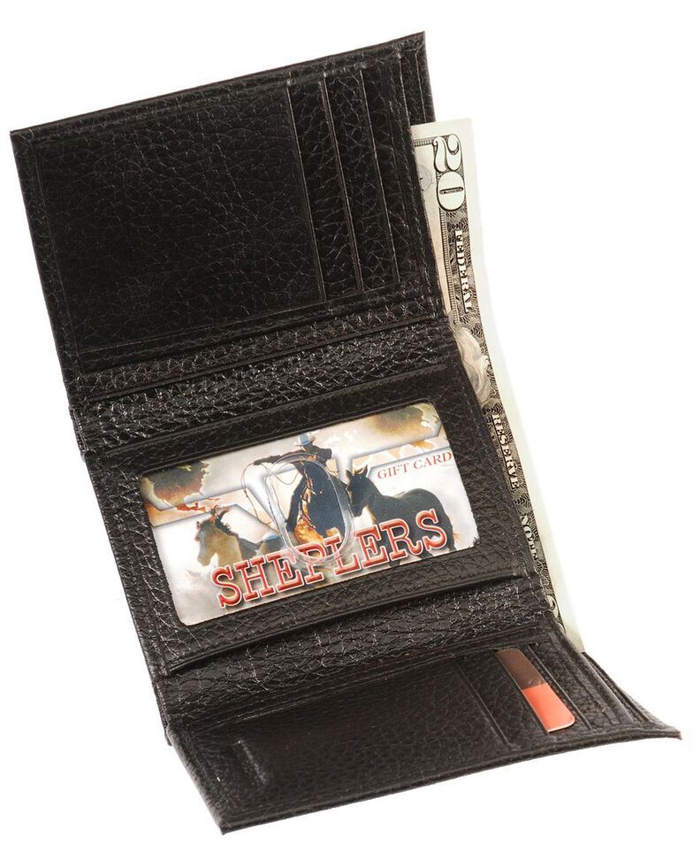 John Deere Tri-Fold Leather Wallet, , hi-res