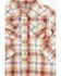 Image #2 - Wrangler Infant Boys' Plaid Print Long Sleeve Snap Onesie, Brown, hi-res