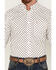 Image #3 - Ariat Men's Aiden Geo Print Classic Fit Long Sleeve Button-Down Western Shirt - Tall , White, hi-res