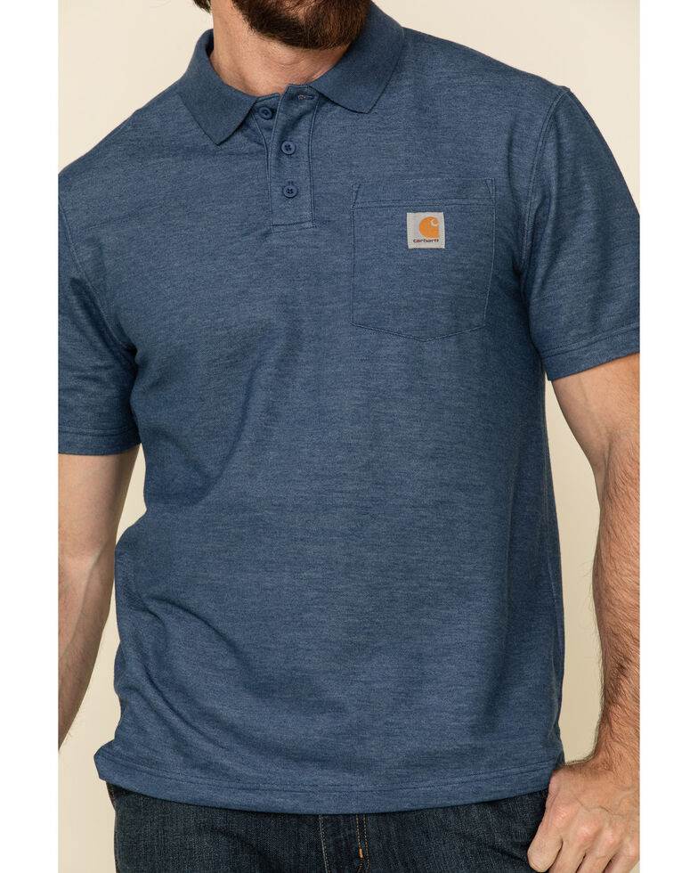 Carhartt Men's Contractor's Pocket Short Sleeve Polo Work Shirt - Big ...