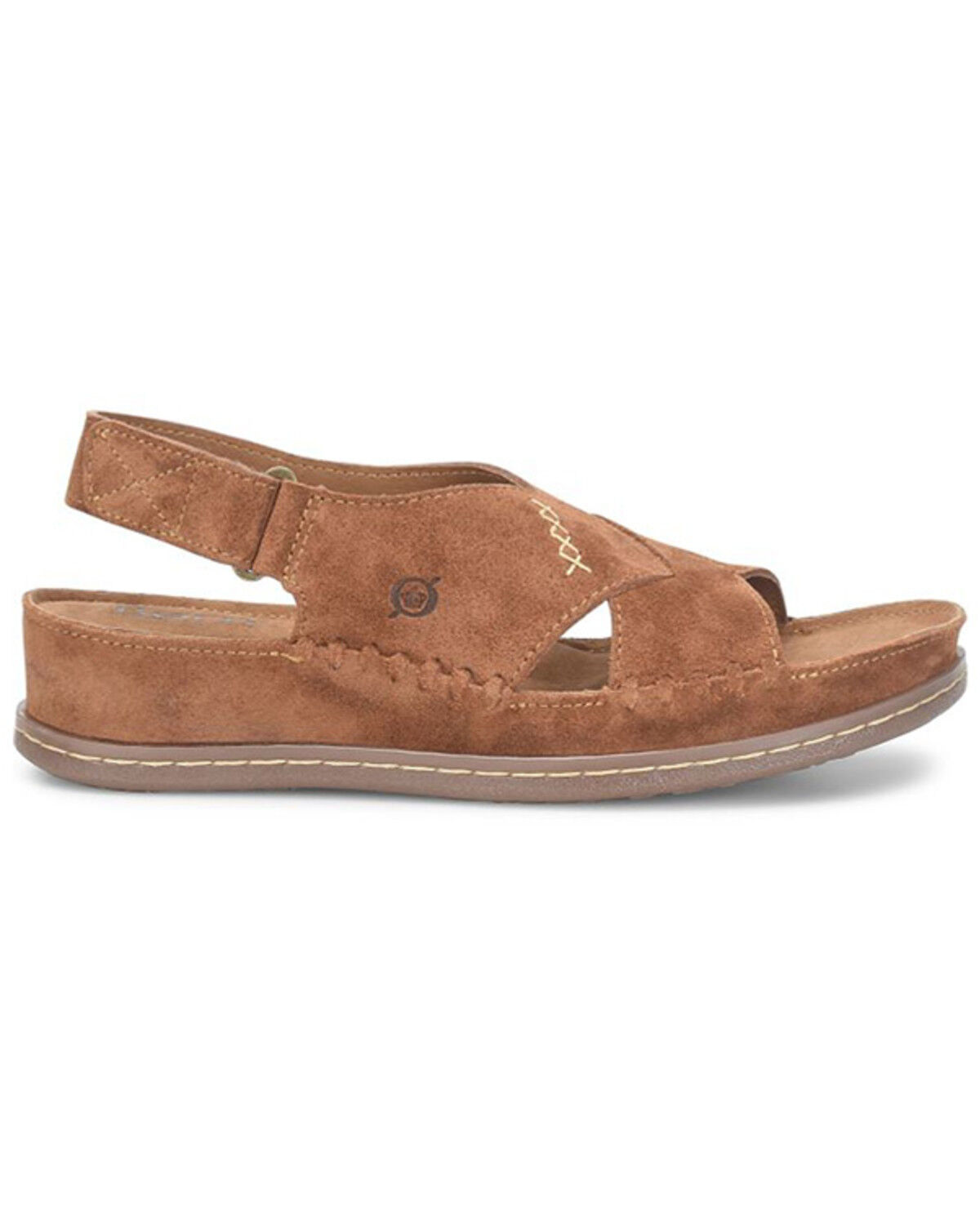 Image #2 - Born Women's Ebba Suede Sandals, Brown, hi-res