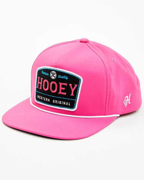 Image #1 - Hooey Men's Trip Logo Trucker Cap , Pink, hi-res