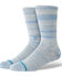 Image #1 - Stance Men's Marled Crew Socks, Steel Blue, hi-res