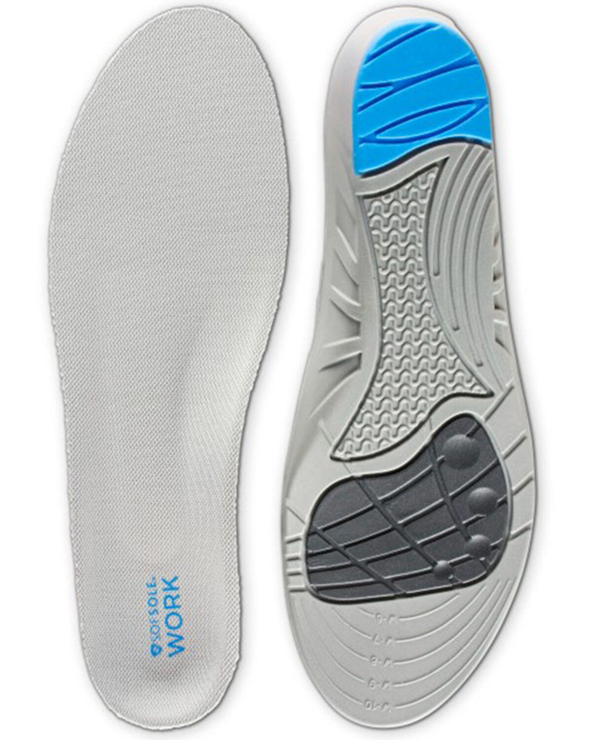 Image #1 - SofSole Men's Work Performance Insoles, No Color, hi-res