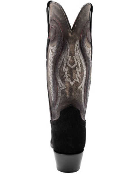 Image #5 - Ferrini Women's Roughrider Western Boots - Snip Toe , Black, hi-res