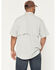 Image #4 - Ariat Men's Rebar Made Tough VentTEK Short Sleeve Button-Down Stretch Work Shirt, Light Grey, hi-res