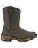 Image #2 - Rocky Boys' Southwestern Pull On Boots, Brown, hi-res