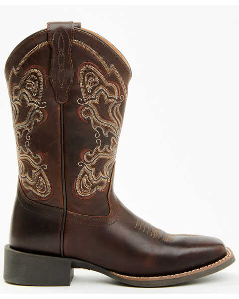 Image #2 - Shyanne Women's Flynn Western Boots - Square Toe , Brown, hi-res