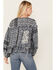 Image #4 - Jen's Pirate Booty Women's Roma Storm Chariot Floral Print Ruffle Top, Black, hi-res